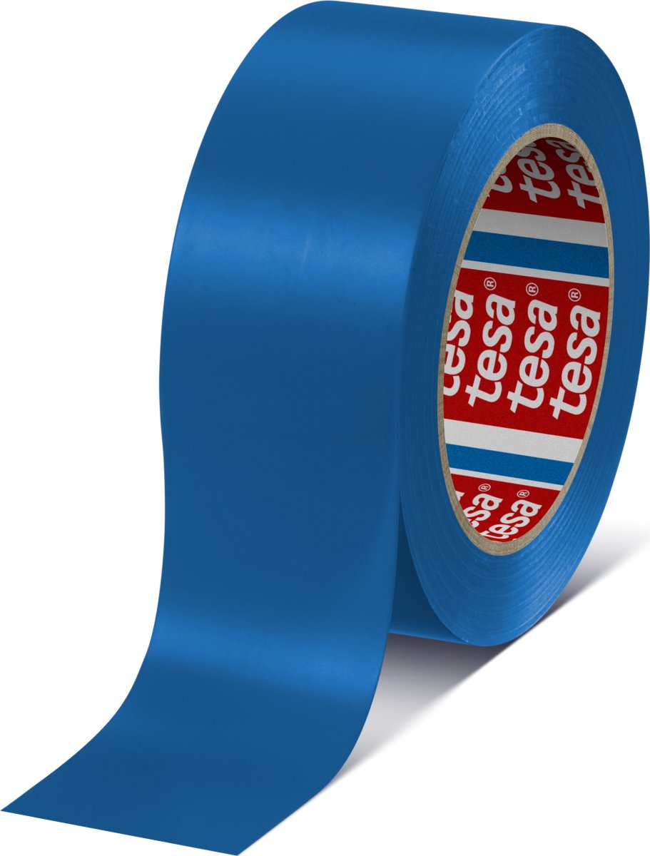 tesa golvmarkeringstejp, 50 mm x 33 m, blå