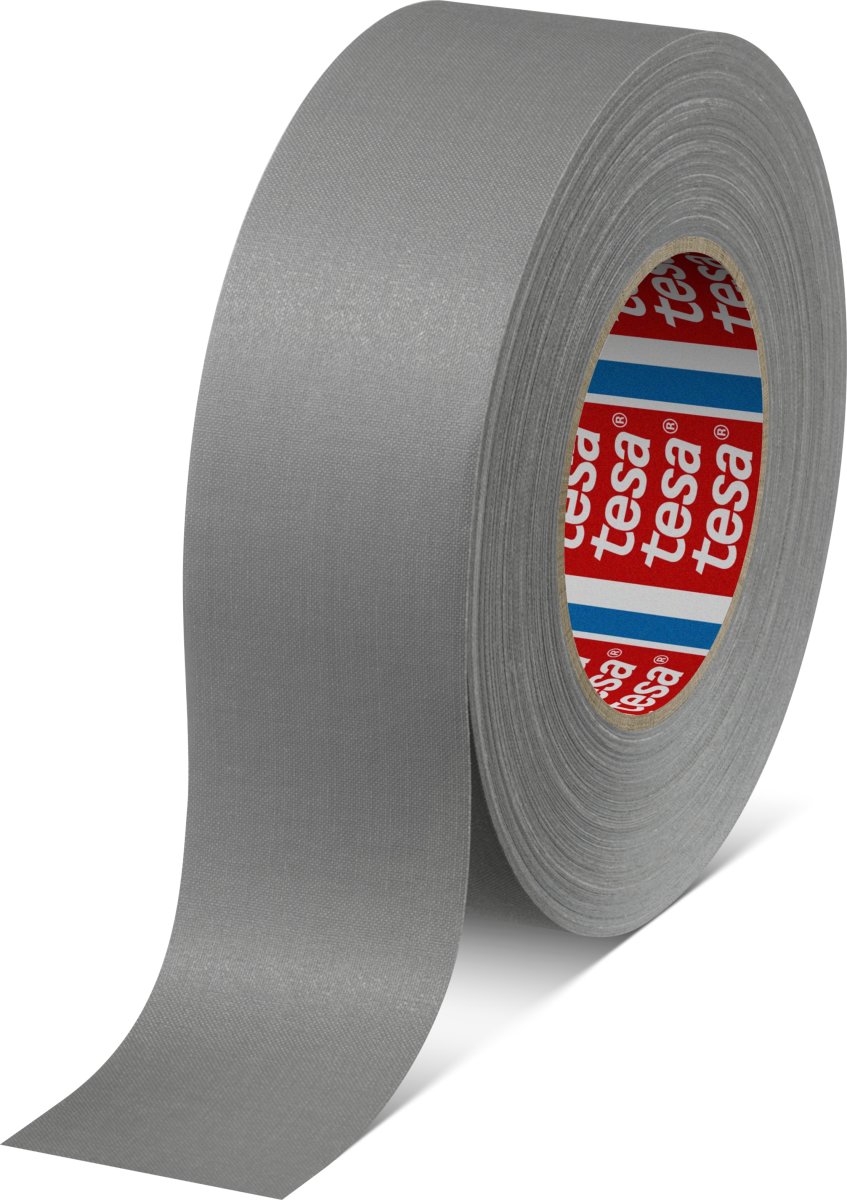 tesa eventtejp, 50 mm x 50 m, grå