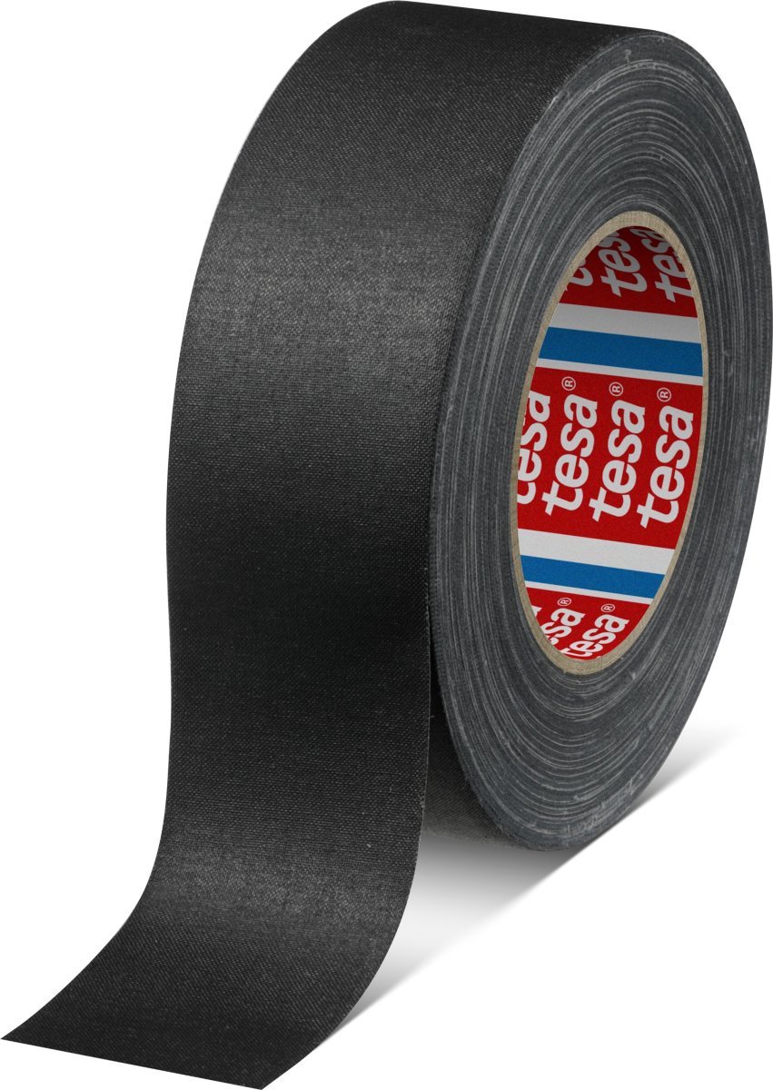 tesa eventtejp, 50 mm x 50 m, svart