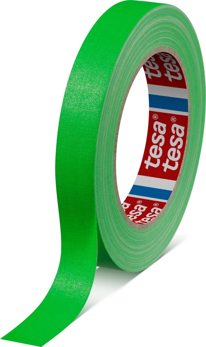 Tesa självlysande eventtejp, 25mm x 19m, Grön