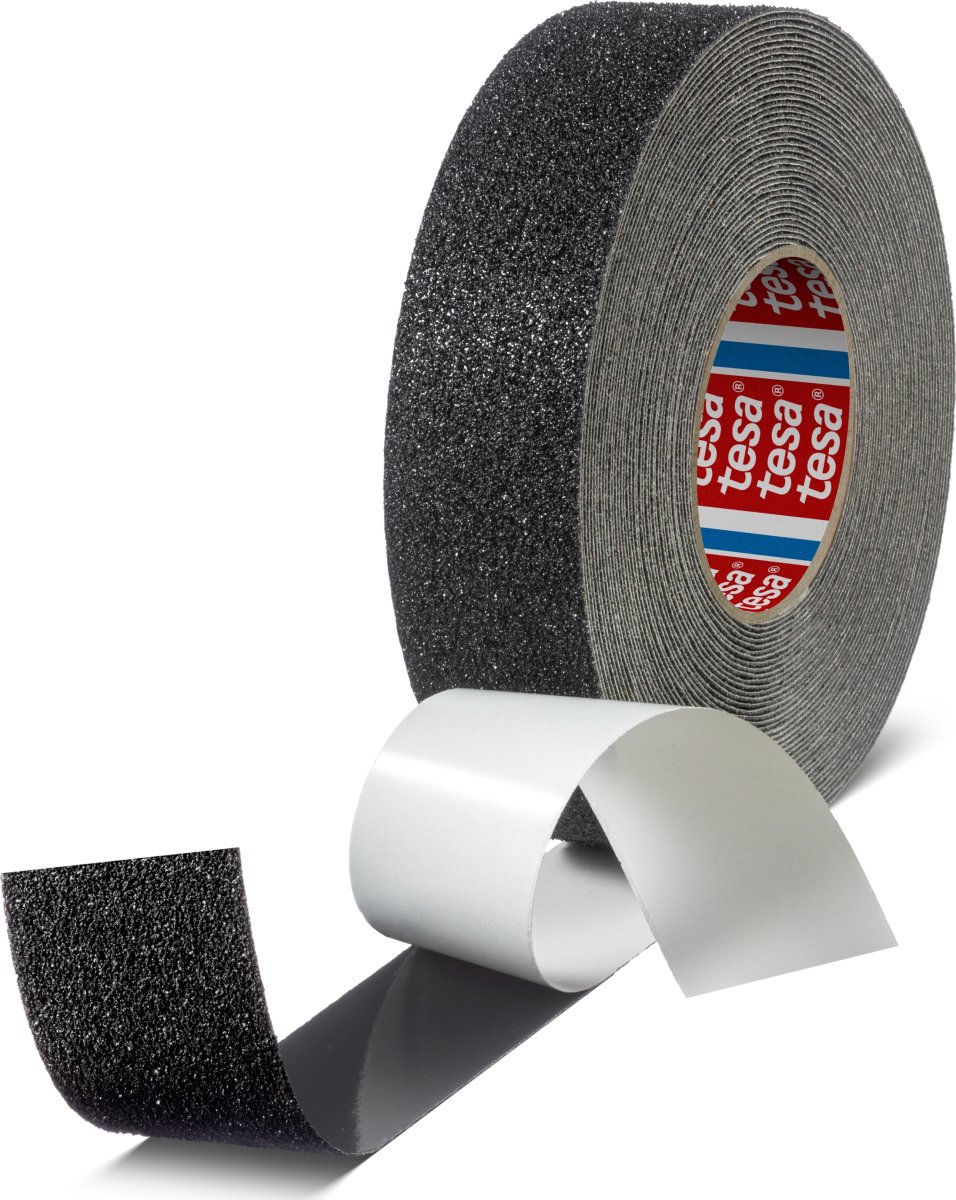 tesa halkskyddstejp, 50 mm x 18 m, svart