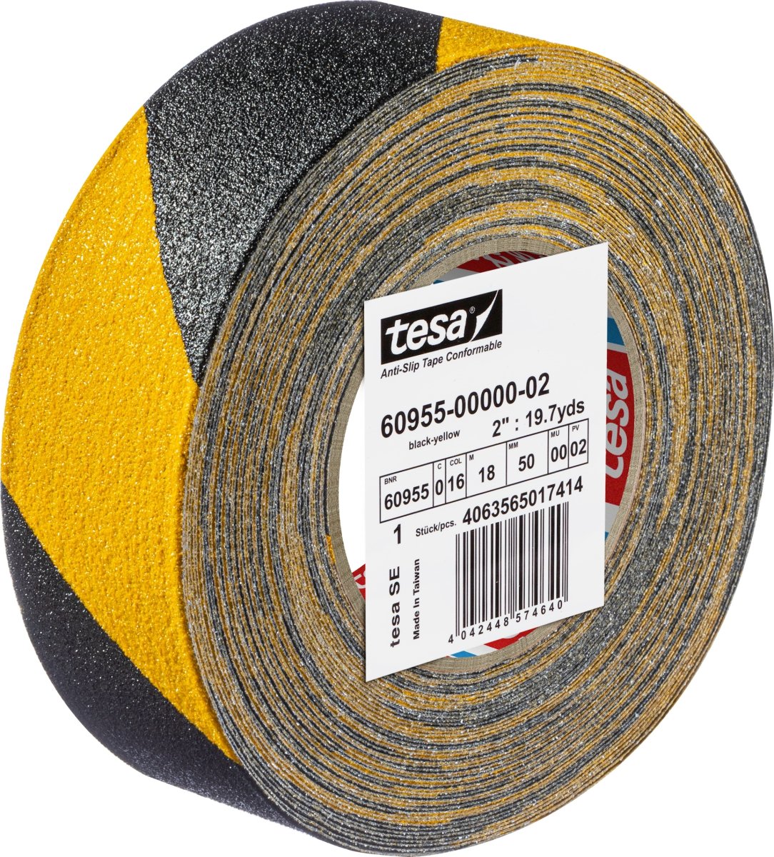 tesa flexibel halkskyddstejp, 50mmx18m, svart