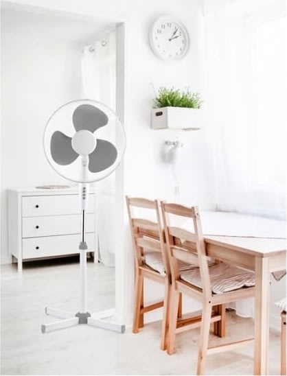 Platinet 16''-fläkt 40CM (40W), grå