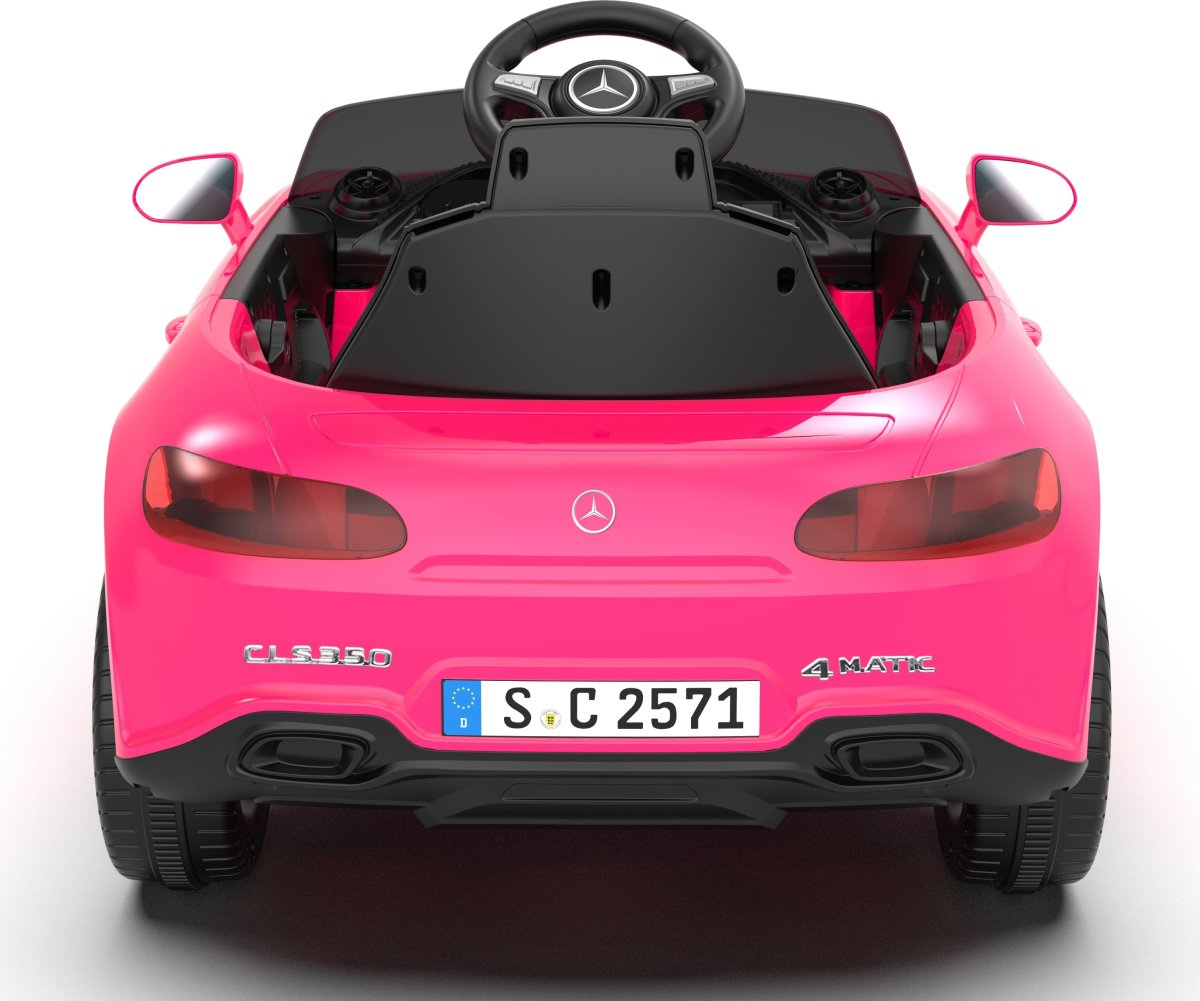 Elbil Mercedes CLS 350 barnbil, 12V, rosa
