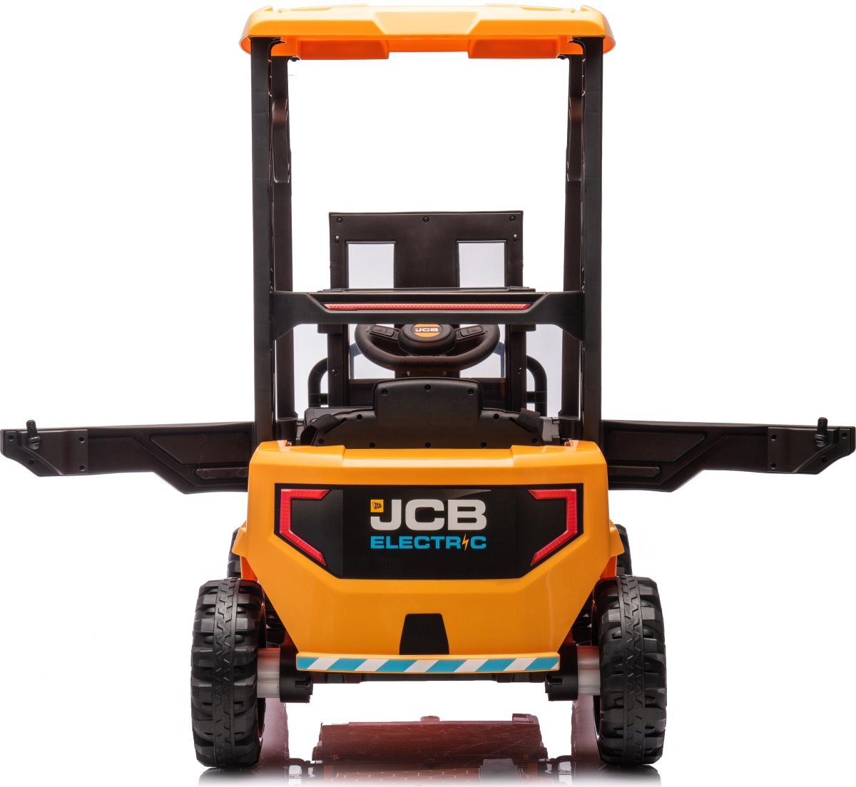 Elbil JCB gaffeltruck barnbil, 12V