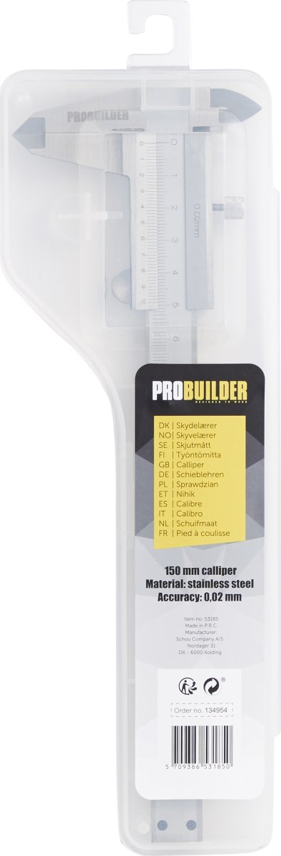 Probuilder skjutmått, 150 mm
