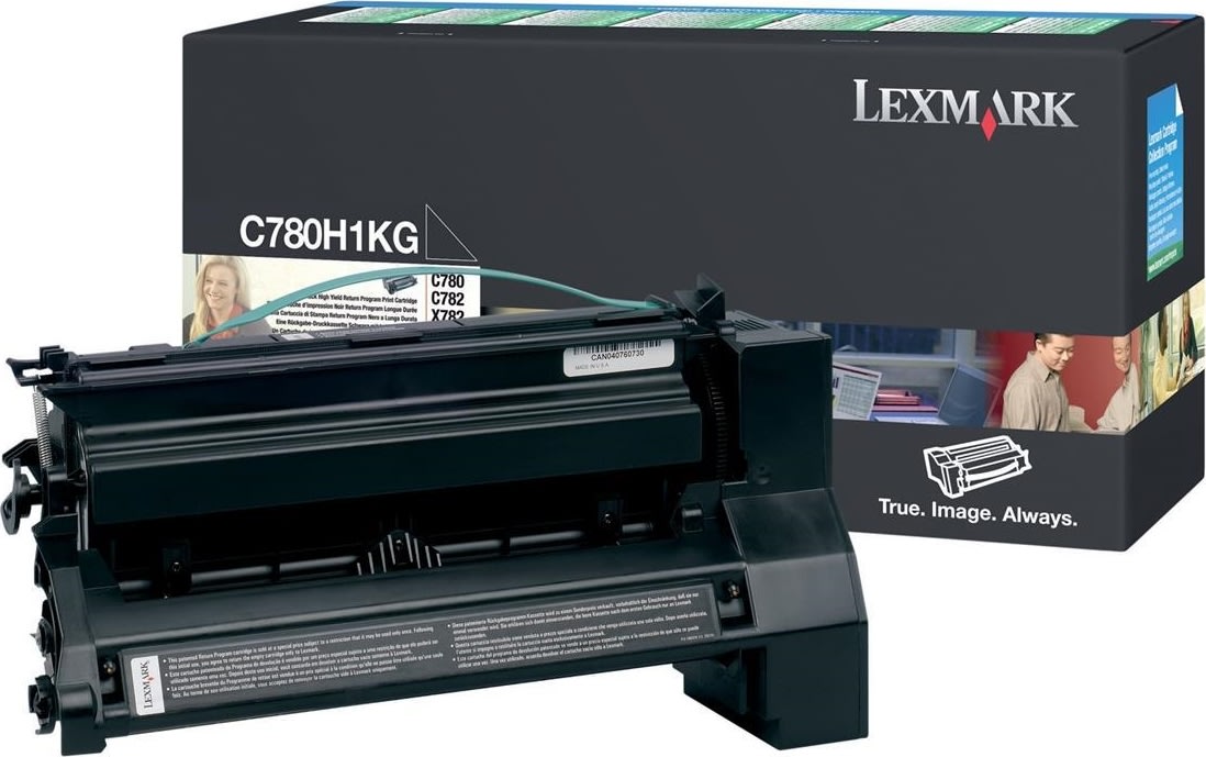 Lasertoner Lexmark C780H1KG Svart 10 000 sidor