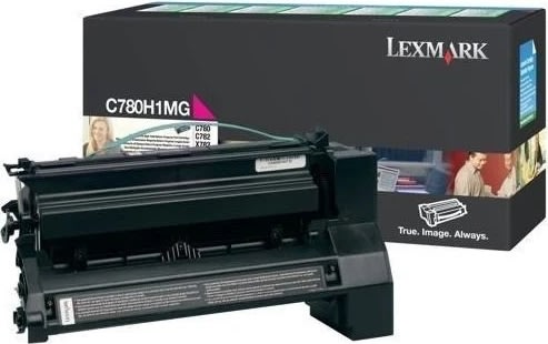 Lasertoner Lexmark C780H1MG Röd 10 000 sidor