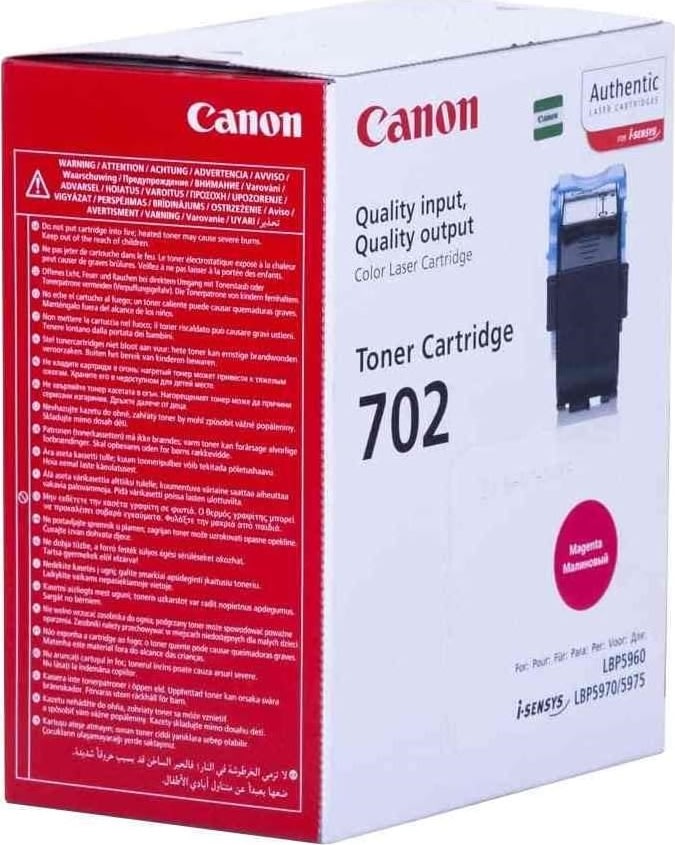 Lasertoner Canon nr. 702M/9643A004AA Röd 6000 s
