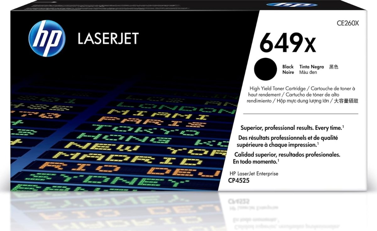 HP 649X/CE260X lasertoner, svart, 17 000 s