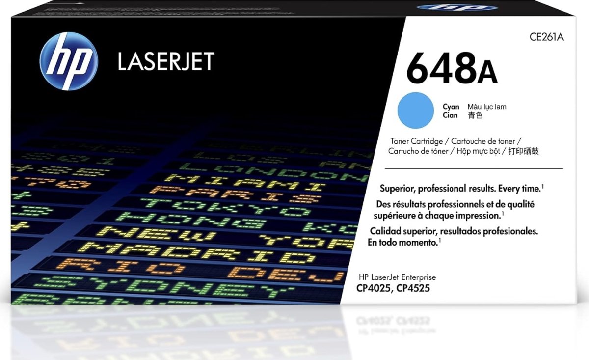 HP 648/CE261A lasertoner, blå, 11 000 s