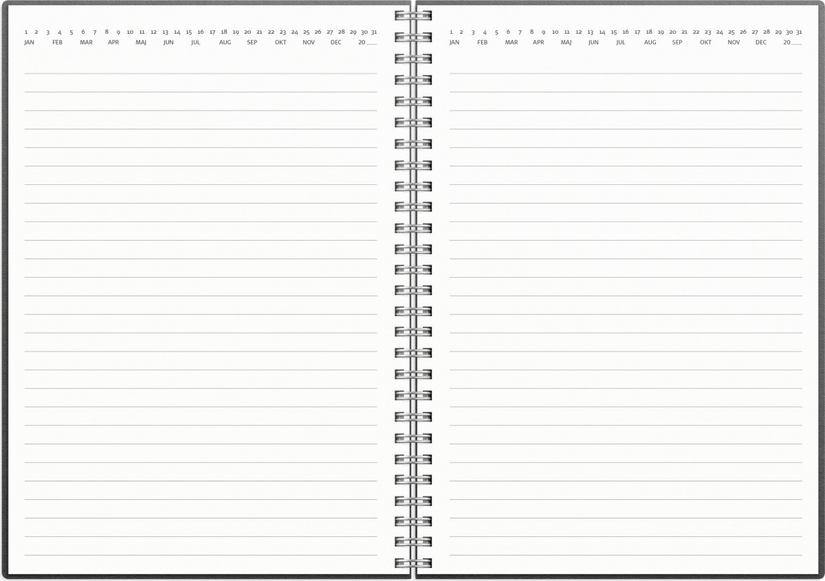 Burde 2026 Kalender, 24 h