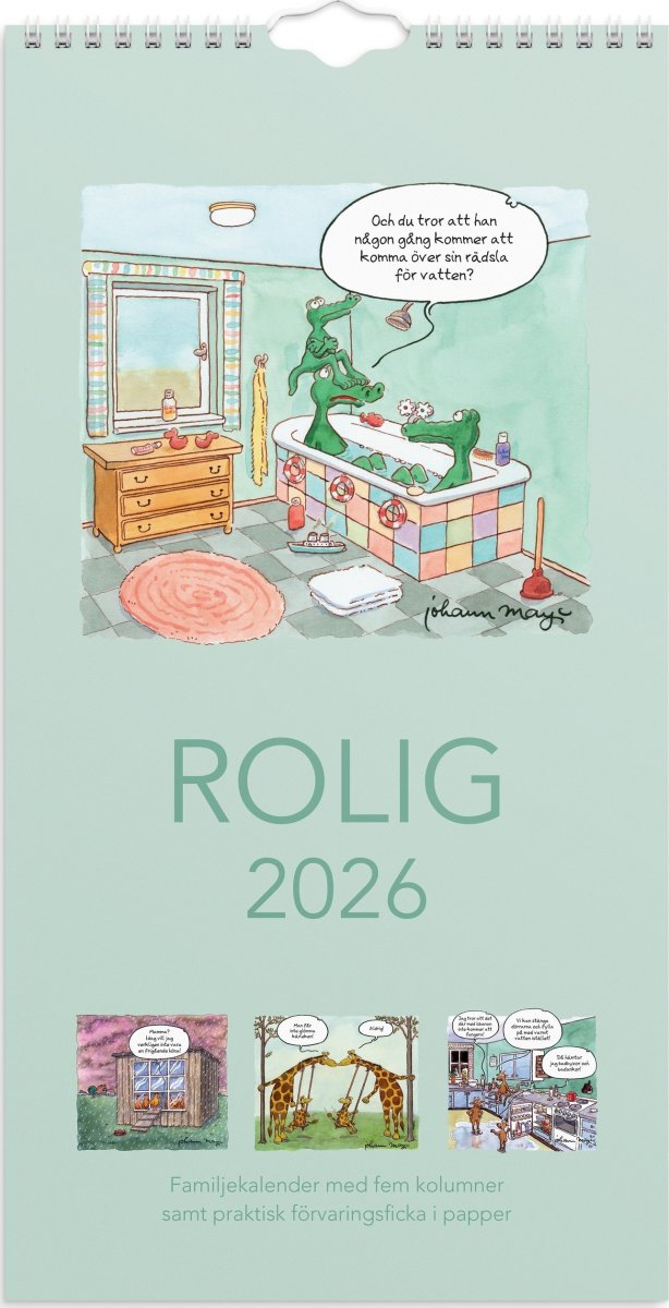 Burde 2026 Familjekalender, Rolig