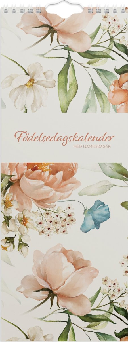 Burde 2026 Födelsedagskalender, vägg