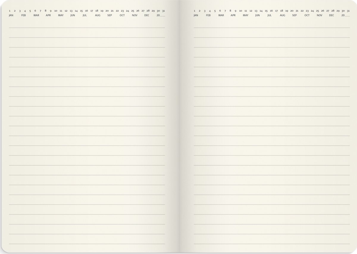 Burde 2026 Kalender, Agency Forma Deluxe, Svart