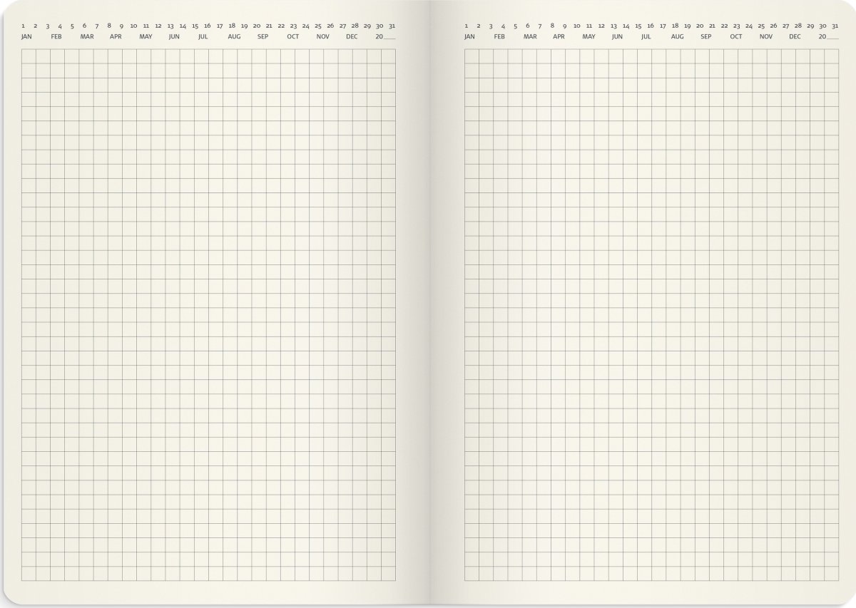 Burde 2026 Kalender, Agency Forma Deluxe, Svart