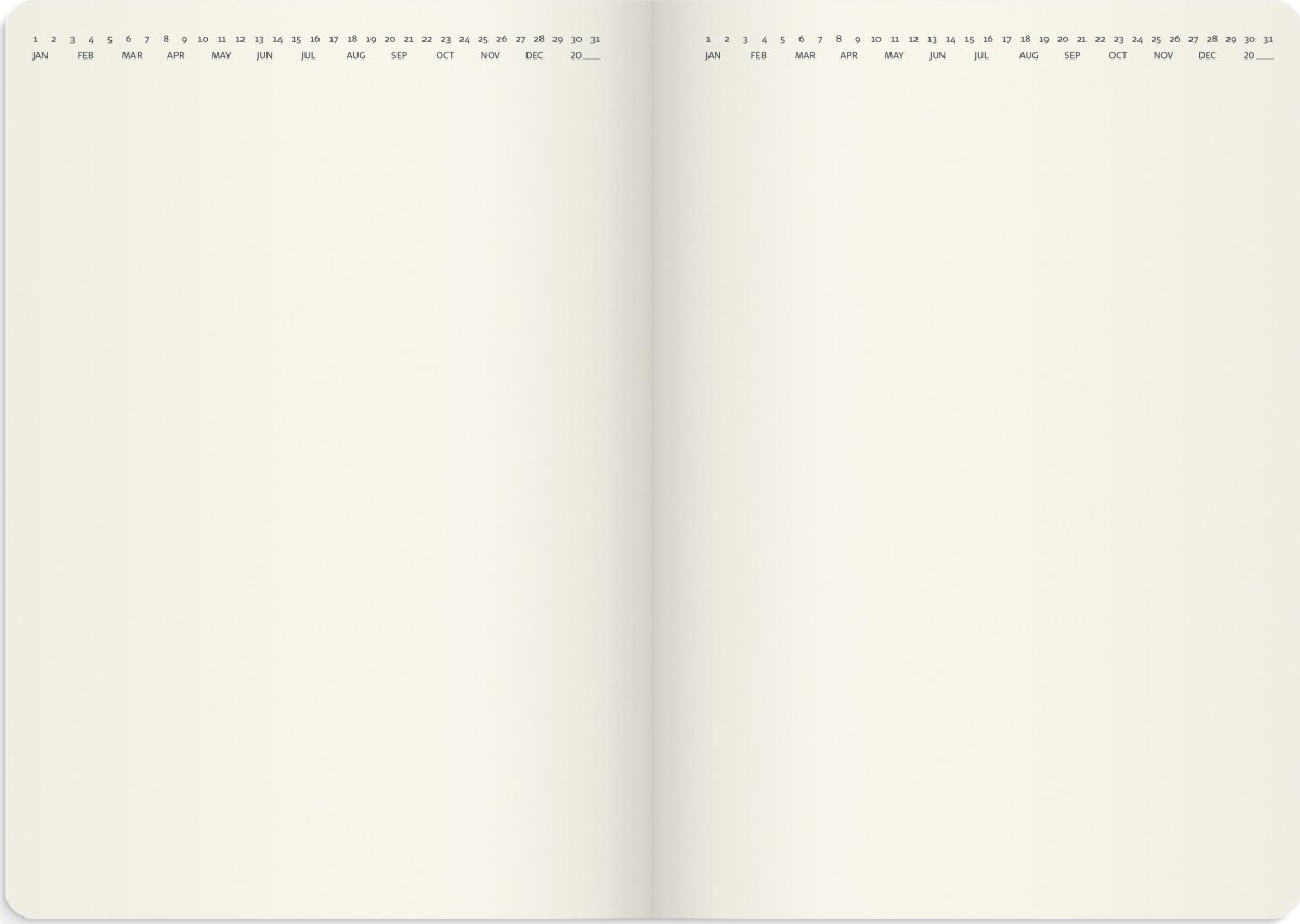 Burde 2026 Kalender, Agency Forma Deluxe, Svart