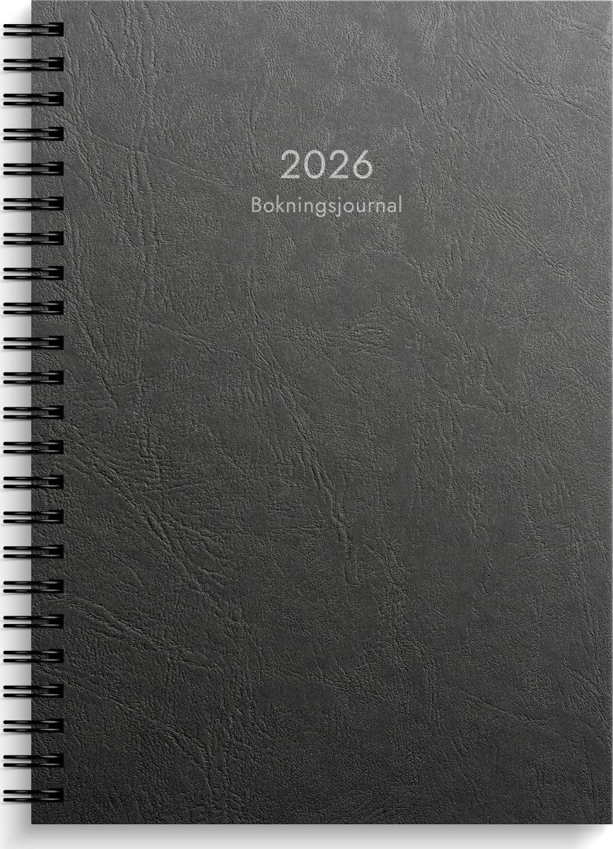 Burde 2026, Bokningsjournalen, svart kartong