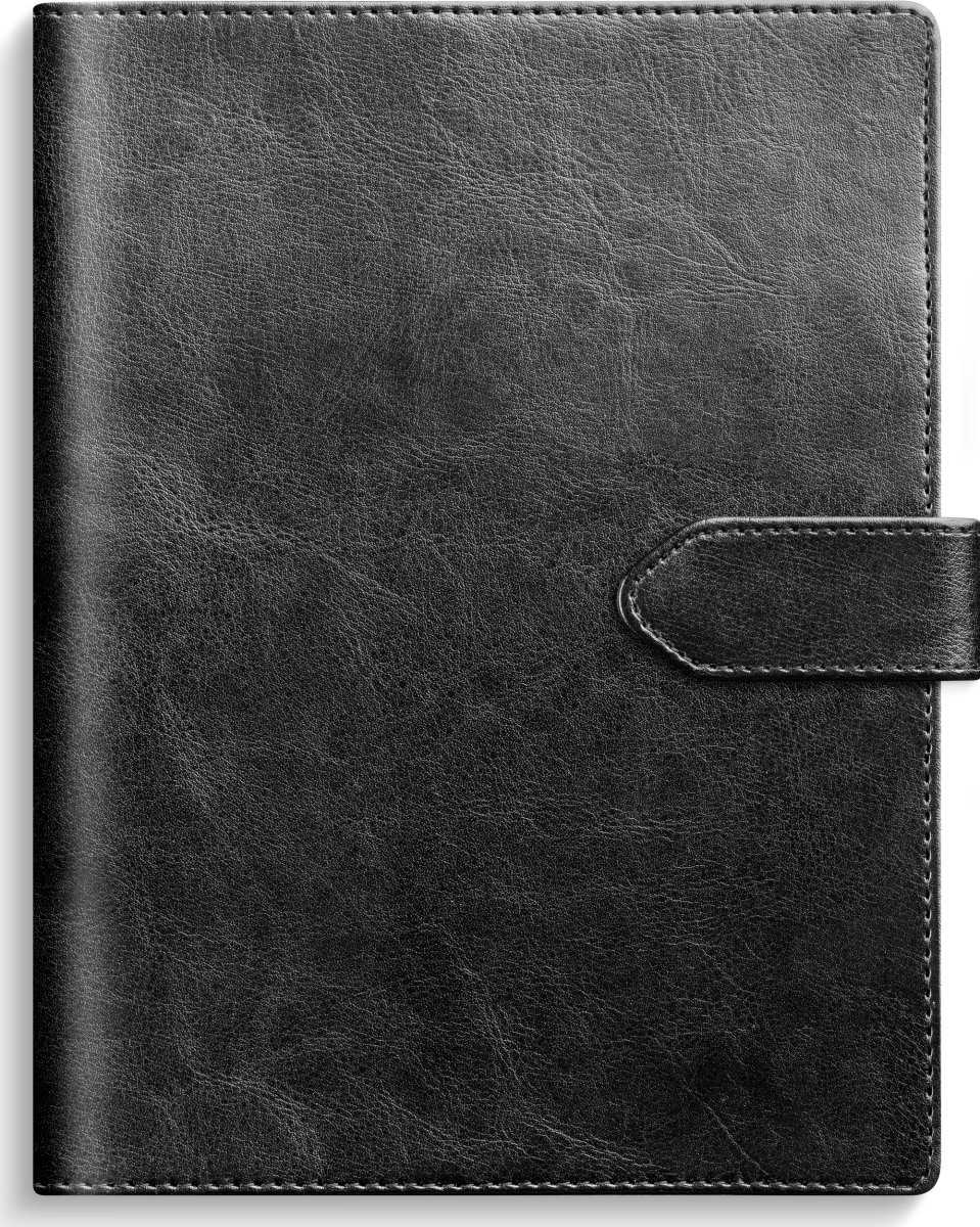 Burde 2026 Kalender, Business, konstläder, Svart