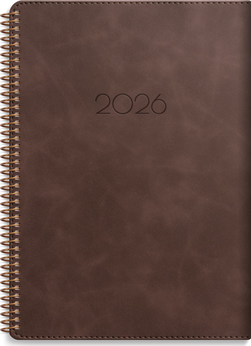 Burde 2026 Kalender, Business Twist, Brun