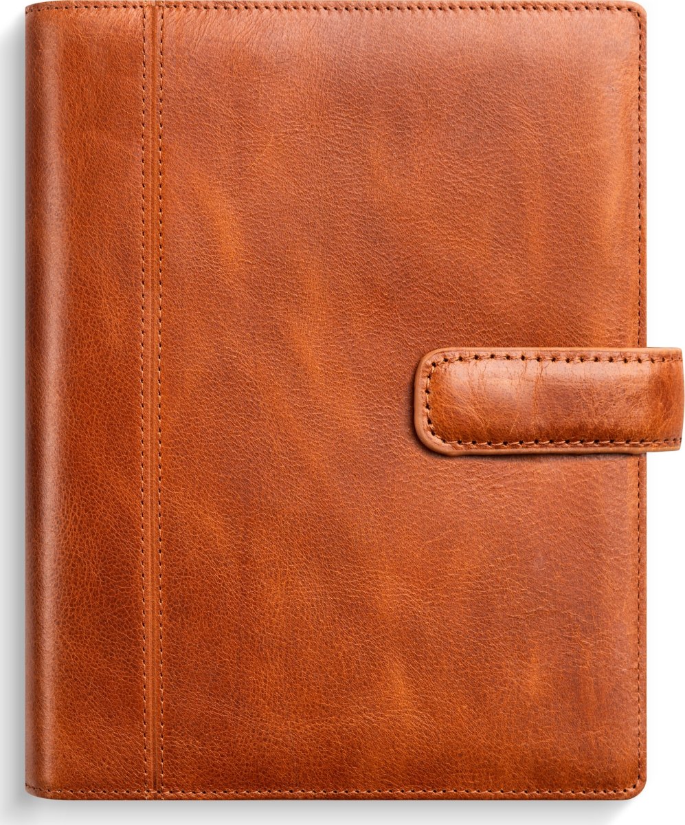 Burde 2026 Systemkalender Compact, Skinn, Brun