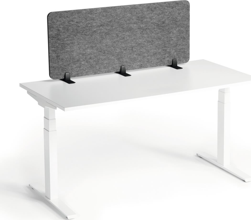 Durable Bordskärm EFFECT 120, 1,2 m, grå