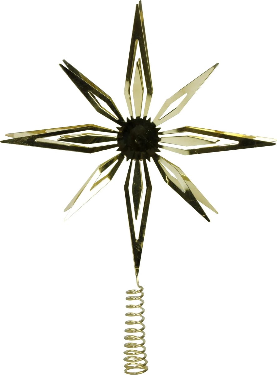 Toppstjärna, H34 x Ø25cm, guld