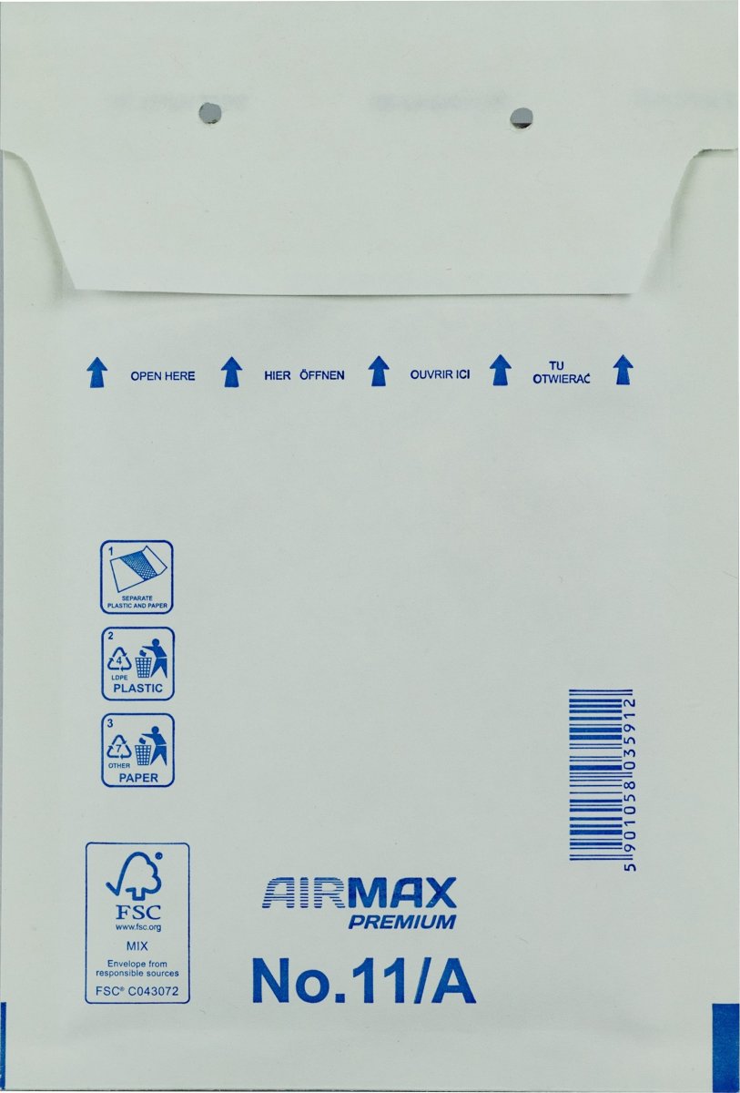 AirMax Bubbelkuvert | 11/A-W1 | 120x175 mm | Vit