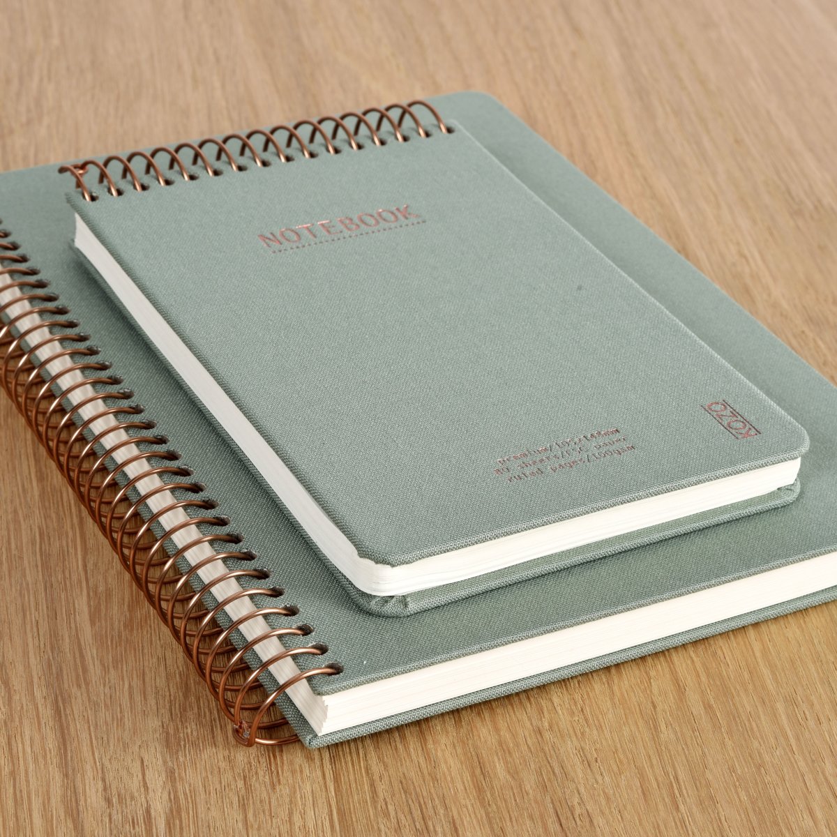 Kozo Premium Anteckningsbok, A6, Linj., Aloe Vera