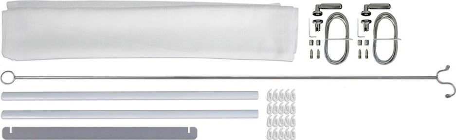Palram Canopia Feria gardiner, 9 m2, vit