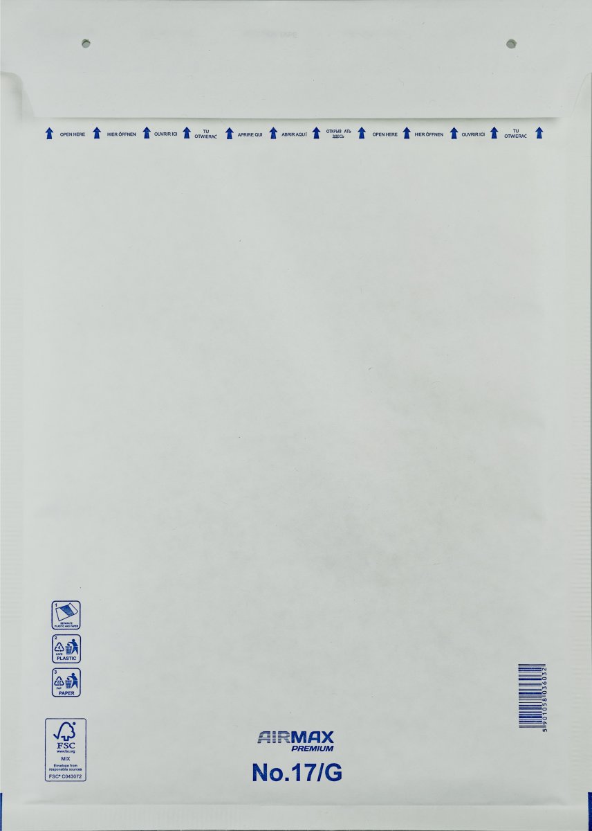 AirMax Bubbelkuvert | 17/G-W7 | 250x350 mm | Vit