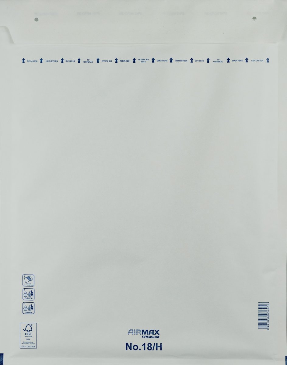 AirMax Bubbelkuvert | 18/H-W8 | 290x370 mm | Vit
