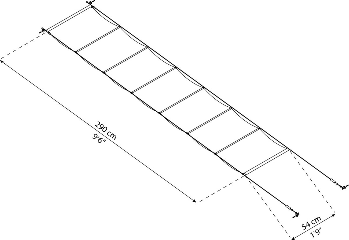 Palram Canopia Feria gardiner, 16,1 m2, vit
