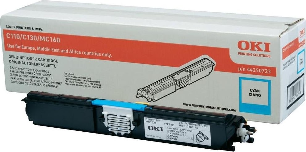 Lasertoner OKI 44250723 Blå 2500 sidor