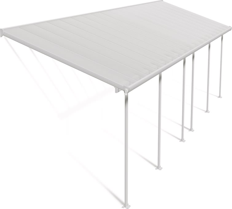 Palram Canopia Feria skärmtak, 28,5 m2, vit
