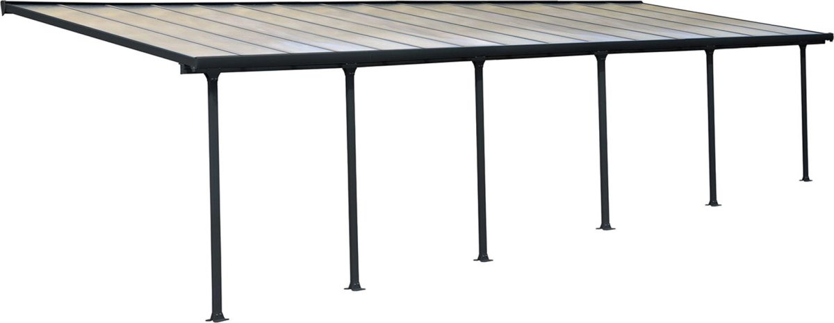 Palram Canopia Feria skärmtak, 30,4 m2, grå