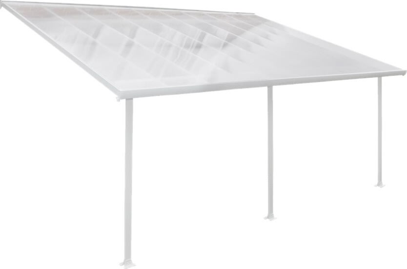 Palram Canopia Feria skärmtak, 4x6m, vit