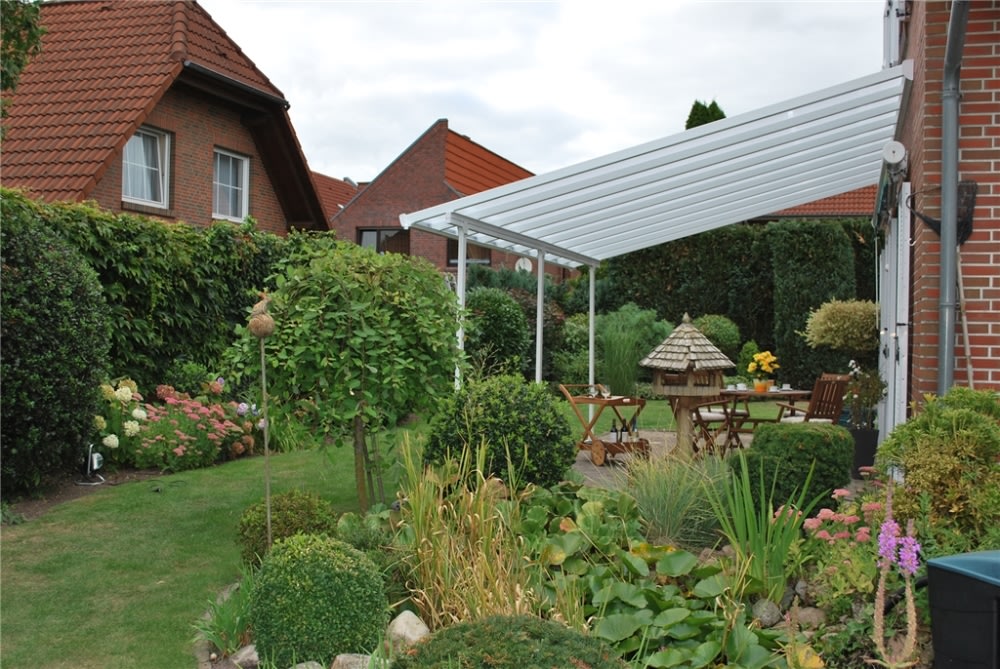 Palram Canopia Feria skärmtak, 4x6m, vit