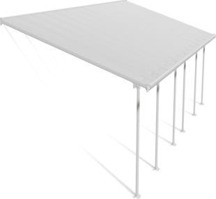 Palram Canopia Feria skärmtak, 4x8,5m, vit