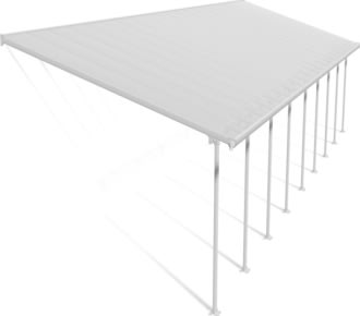 Palram Canopia Feria skärmtak, 4x12,7m, vit