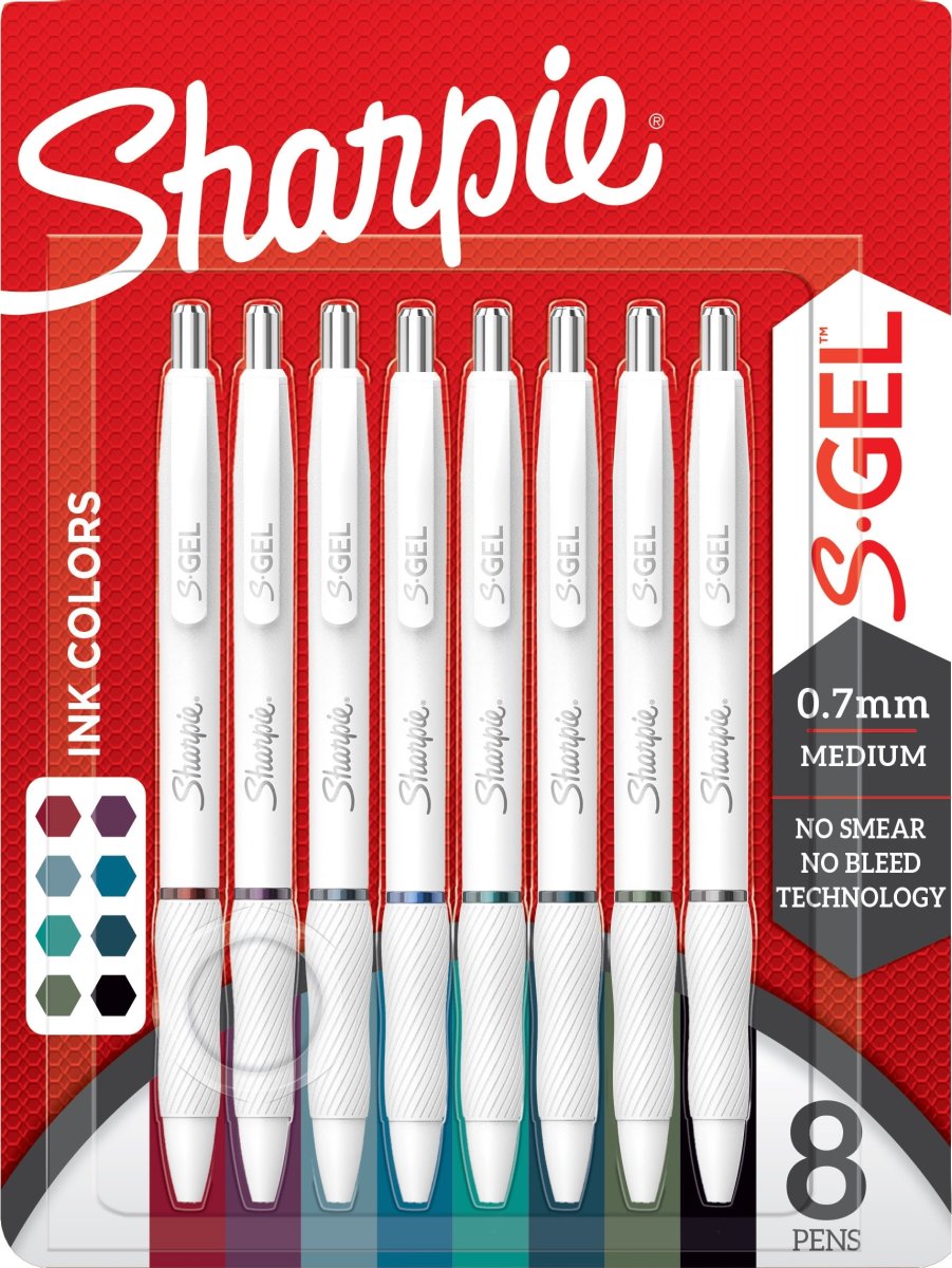 Sharpie S-Gel Rollerball-penna i 8 olika färger