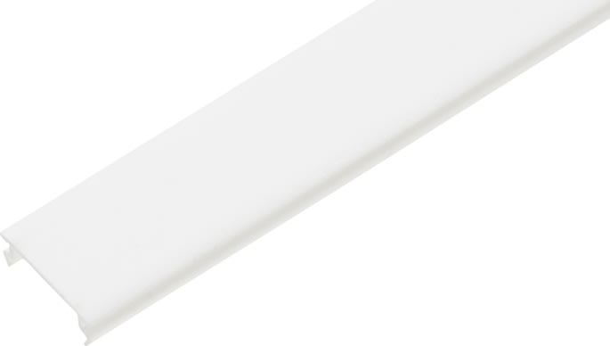Elfa Decor cover t/skena, H110, matt vit