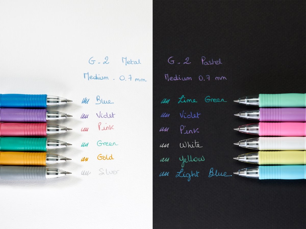 Pilot G-2 Rollerball | M | Metallisk violett