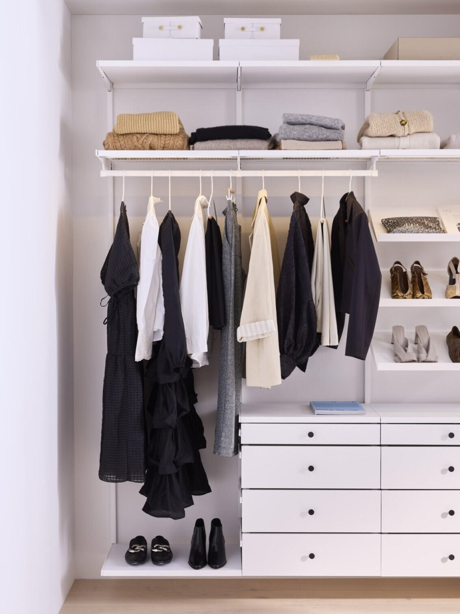 Elfa Decor platt beslag, matt svart