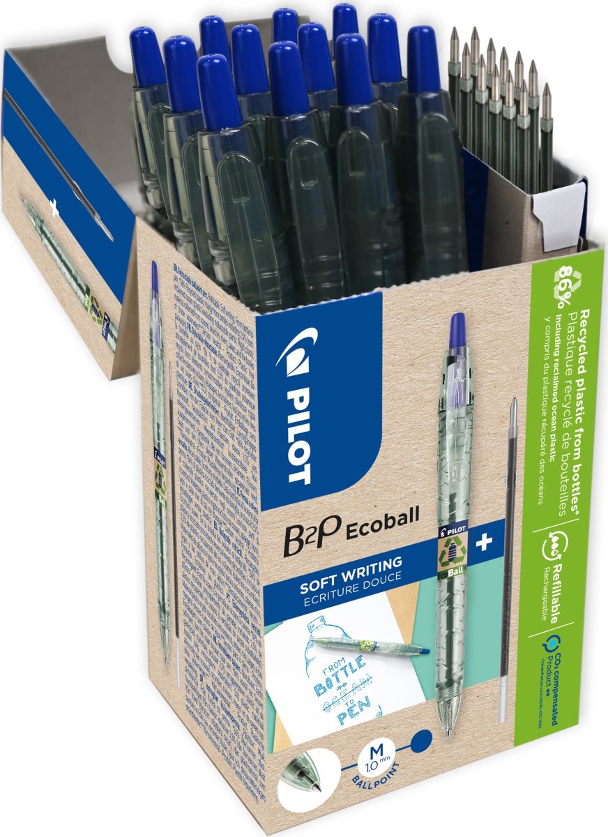 Pilot Bottle2Pen Ecoball Greenpack | Blå