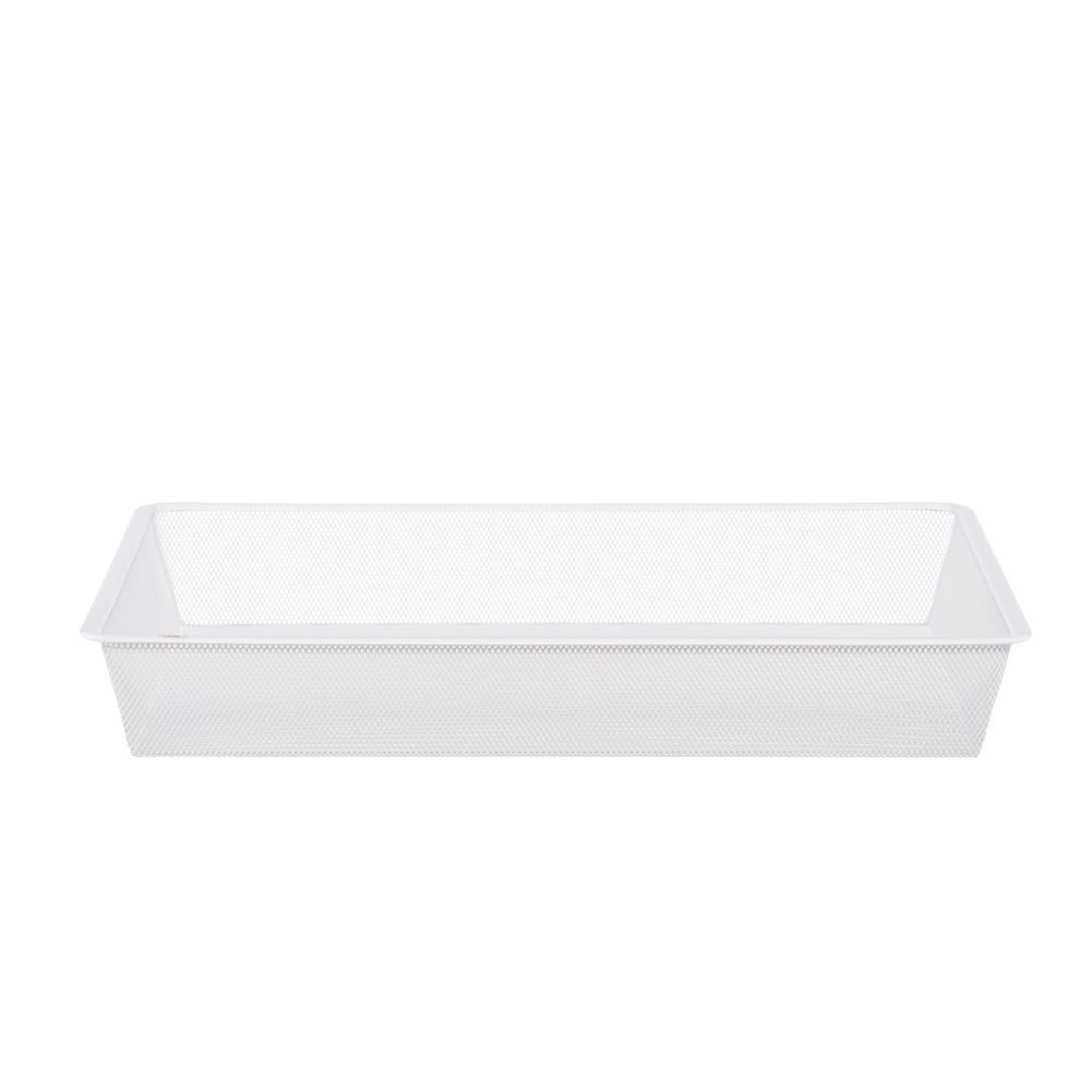 Elfa Decor låg nätkorg 40, längd 581 mm, matt vit
