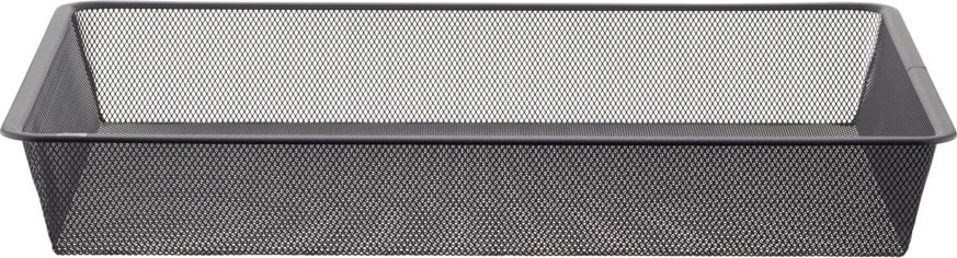 Elfa Decor låg nätkorg 40, längd 581 mm, matt grå
