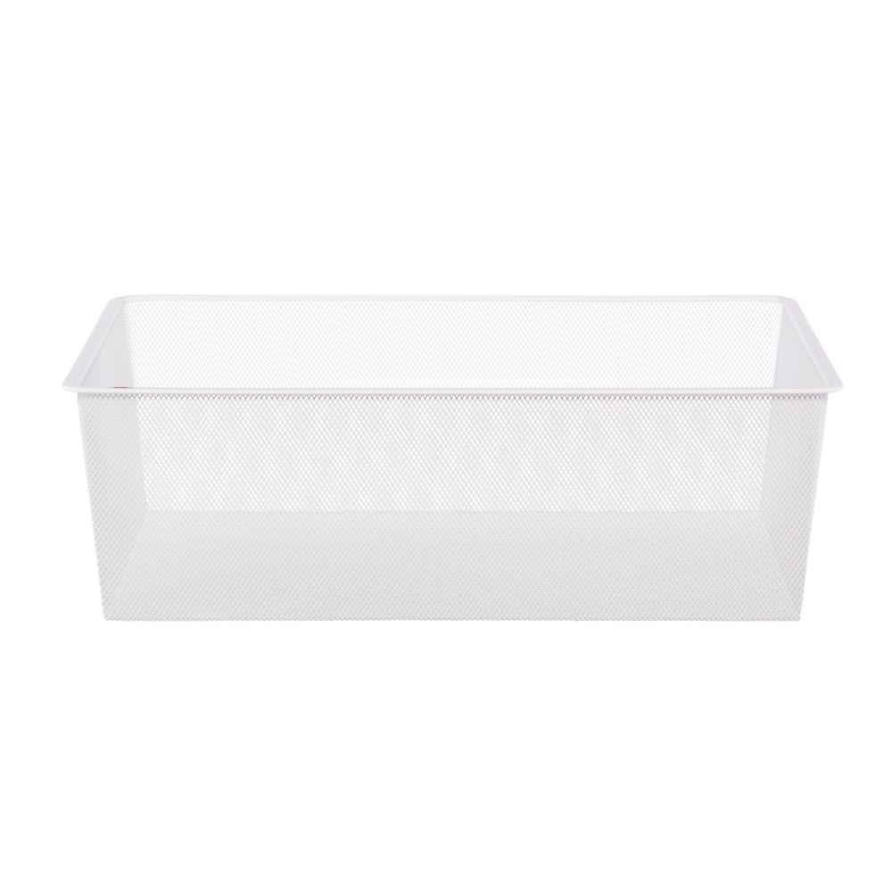 Elfa Decor korg djupt nät 40, längd 581mm,matt vit