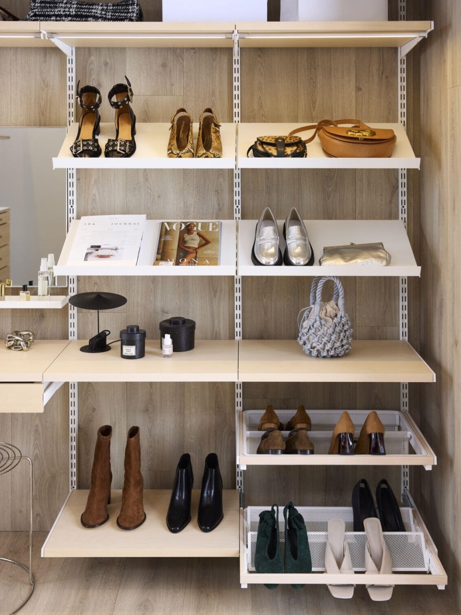 Elfa Decor skoinsats, W60/D40, matt vit