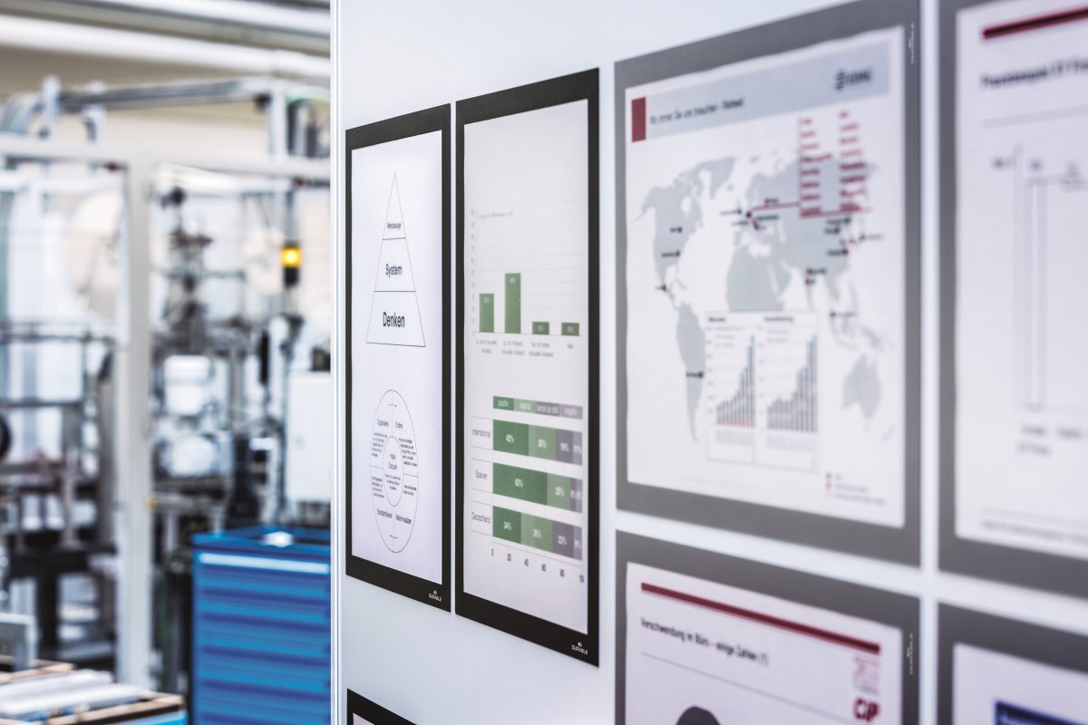 Magnetram Durable Duraframe® A3 Blå 5 st